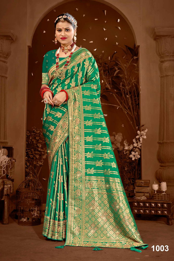 Peacock Silk Saroski Vol 3 By Saroj Crape Georgette Saree Wholesale Shop in Surat
